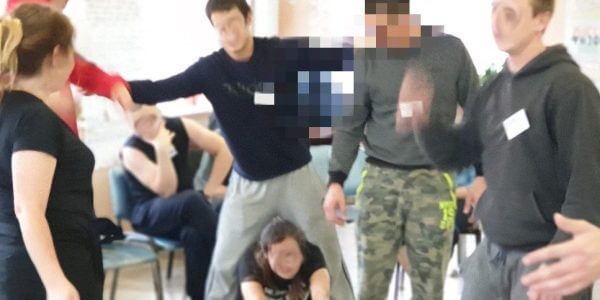 Тренинг "Живая картина" в реабилитационном центре "Мост"